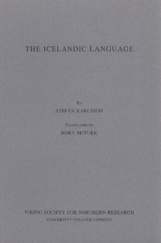 The Icelandic Language (Paperback)