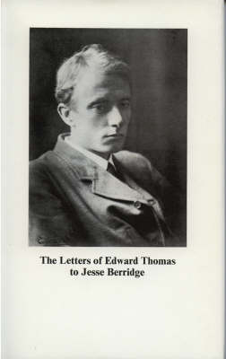 Letters to Jesse Berridge (Hardback)