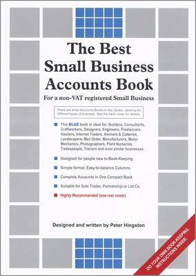 The Best Small Business Accounts Book (Blue Version): For a non-VAT Registered Small Business (Hardback)