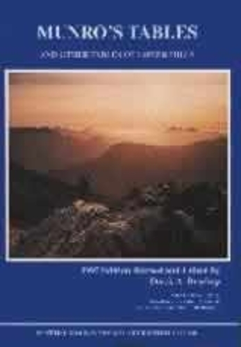 Munro's Tables - Scottish Mountaineering Club District Guides S. (Hardback)