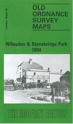 Willesden and Stonebridge Park 1894: London Sheet 035 - Old Ordnance Survey Maps of London (Sheet map, folded)