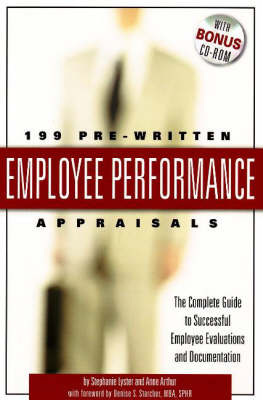 199 Pre-Written Employee Performance Appraisals: The Complete Guide to Successful Employee Evaluations & Documentation (Paperback)