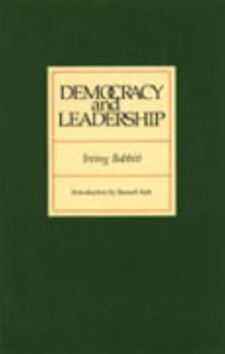 Democracy and Leadership (Paperback)