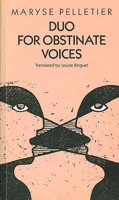 Duo for Obstinate Voices (Paperback)