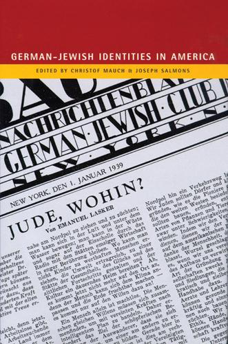 German-Jewish Identities in America (Hardback)