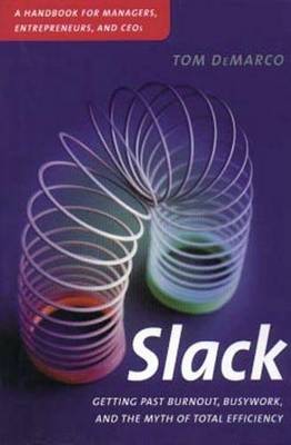 Slack: Getting Past Burn-out, Busywork, and the Myth of Total Efficiency (Hardback)