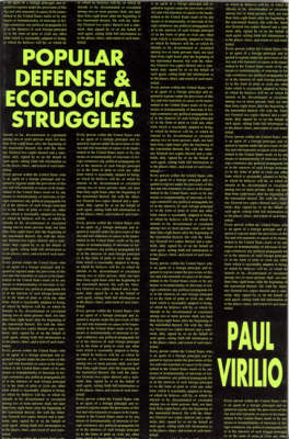 Popular Defense and Ecological Structures (Paperback)