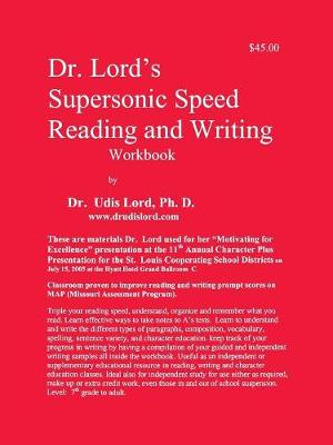 Dr. Lord's Supersonic Speed Reading and Writing Workbook (Paperback)