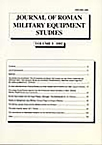 Journal of Roman Military Equipment Studies, Volume 3, 1992 - JRMES vol 3 (Paperback)
