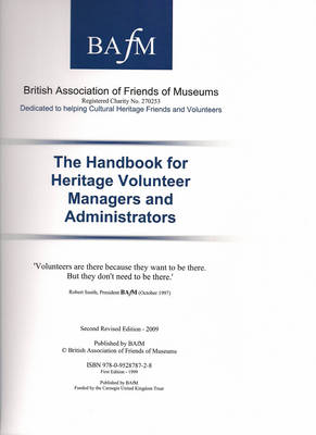 The Handbook for Heritage Volunteer Managers and Administrators (Spiral bound)