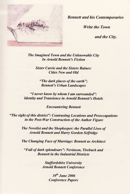 Bennett and His Contemporaries, Writhe the Town and the City
