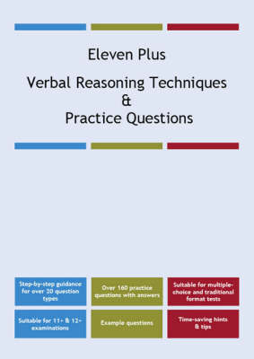 Eleven Plus Verbal Reasoning Techniques and Practice Questions (Paperback)