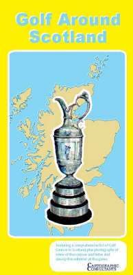 Golf Around Scotland - Pictorial Maps (Sheet map, folded)