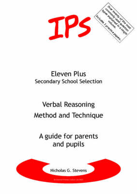 Verbal Reasoning - Method and Technique: A Guide for Parents and Pupils (Paperback)
