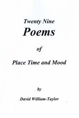 Twenty Nine Poems of Place Time and Mood (Paperback)