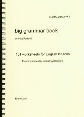 English Banana.com's Big Grammar Book: 101 Worksheets for English Lessons (Board book)