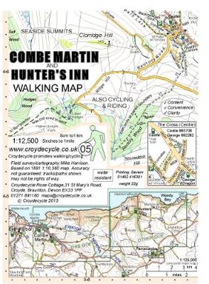 Combe Martin and Hunter's Inn Walking Map (05) (Sheet map, folded)