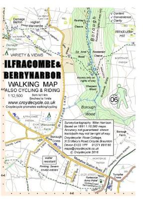 Ilfracombe and Berrynarbor Walking Map (Sheet map, folded)