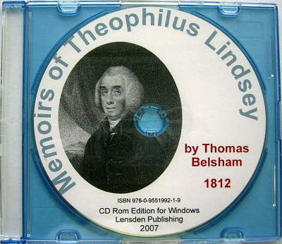 Memoirs of Theophilus Lindsey (CD-ROM)