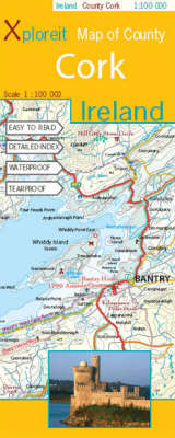 Xploreit Map of County Cork, Ireland (Sheet map, folded)