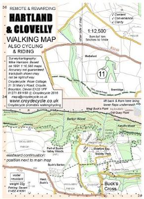 Hartland & Clovelly Walking Map (Sheet map, folded)