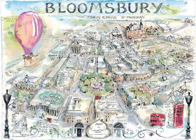 Map Of Bloomsbury London Bloomsbury Map By Jonathan Addis | Waterstones