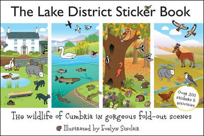 The Lake District Sticker Book: The Wildlife of Cumbria in Gorgeous Fold-Out Scenes (Paperback)