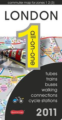 London All-on-one 2011: Tubes, Trains, Buses, Walking, Connections and Cycle Stations - All-on-One (Sheet map, folded)