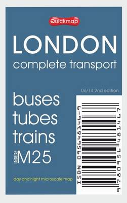 London Complete Transport: Microscale Map of Buses Tubes Trains Inside M25 - All-On-One Basic Edition (Sheet map, folded)