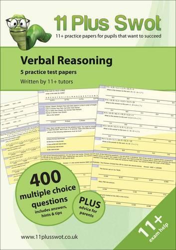 Verbal Reasoning: Practice Test Papers - 11 Plus Swot (Paperback)