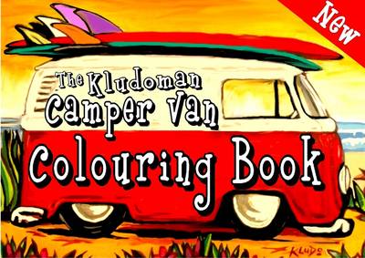 The Kludoman Camper Van Colouring Book (Paperback)