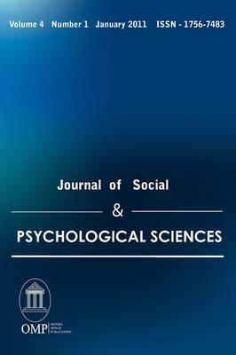 Journal of Social & Psychological Sciences (Paperback)