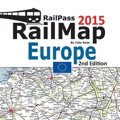 Railpass Railmap Europe 2015: Icon Illustrated Railway Atlas of Europe Ideal for Interrail and Eurail Pass Holders (Paperback)