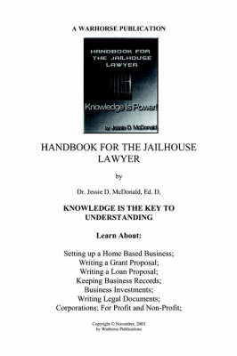 Handbook for Jailhouse Lawyers (Paperback)