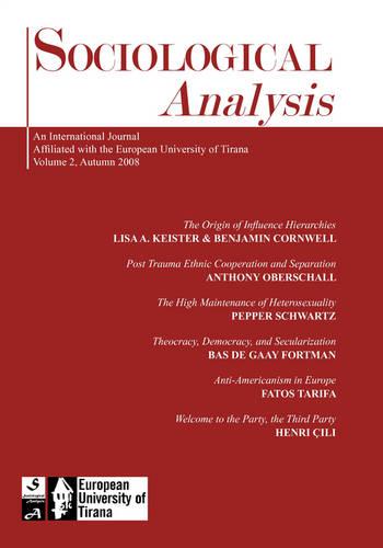 Sociological Analysis: 2008 (Paperback)