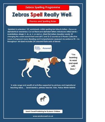 Zebras Spell Really Well: Sound to Letter 2018: new improved 2018 - Spelling Programme 1 (Spiral bound)