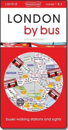 London by bus: attractions and places on foot and by bus (Sheet map, folded)