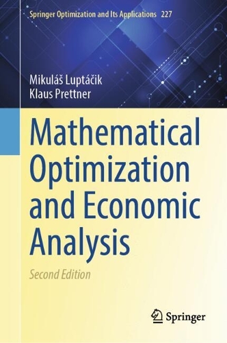 Mathematical Optimization and Economic Analysis - Springer Optimization and Its Applications (Hardback)