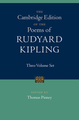 The Cambridge Edition of the Poems of Rudyard Kipling 3 Volume Hardback Set (Hardback)