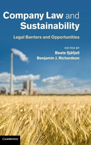 Company Law and Sustainability: Legal Barriers and Opportunities (Hardback)