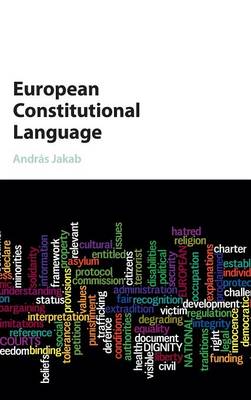 European Constitutional Language (Hardback)