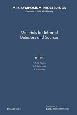 Materials for Infrared Detectors and Sources: Volume 90 - MRS Proceedings (Paperback)