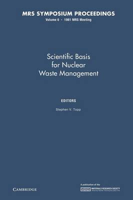 Scientific Basis for Nuclear Waste Management IV: Volume 6 - MRS Proceedings (Paperback)