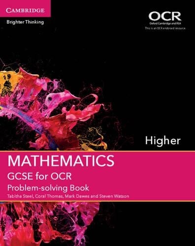 GCSE Mathematics OCR: GCSE Mathematics for OCR Higher Problem-solving Book (Paperback)