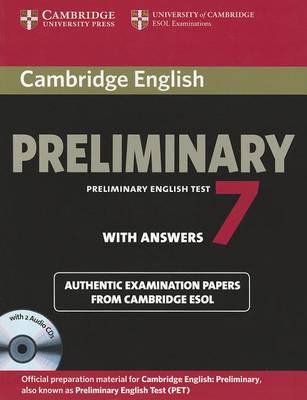 Cambridge English Preliminary 7 Student's Book Pack (Student's Book ...