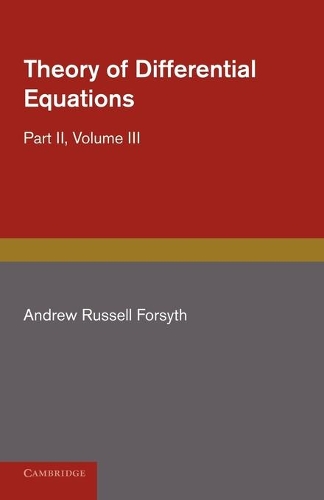 Theory of Differential Equations: Ordinary Equations, Not Linear - Theory of Differential Equations 6 Volume Set (Paperback)