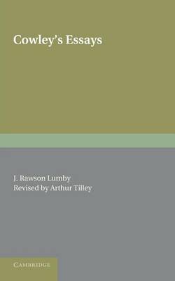 Cowley's Essays (Paperback)