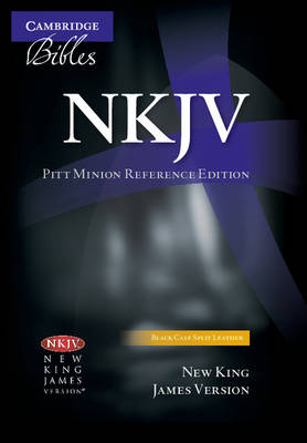 NKJV Pitt Minion Reference Edition NK444:XR black calf split leather (Leather / fine binding)