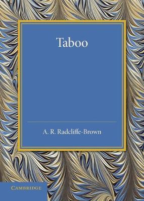 Taboo: The Frazer Lecture 1939 (Paperback)