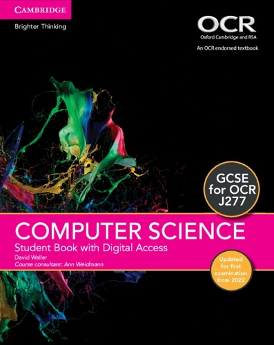 Gcse Computer Science For OCR Student Book With Digital Access (2 Years) Updated Edition